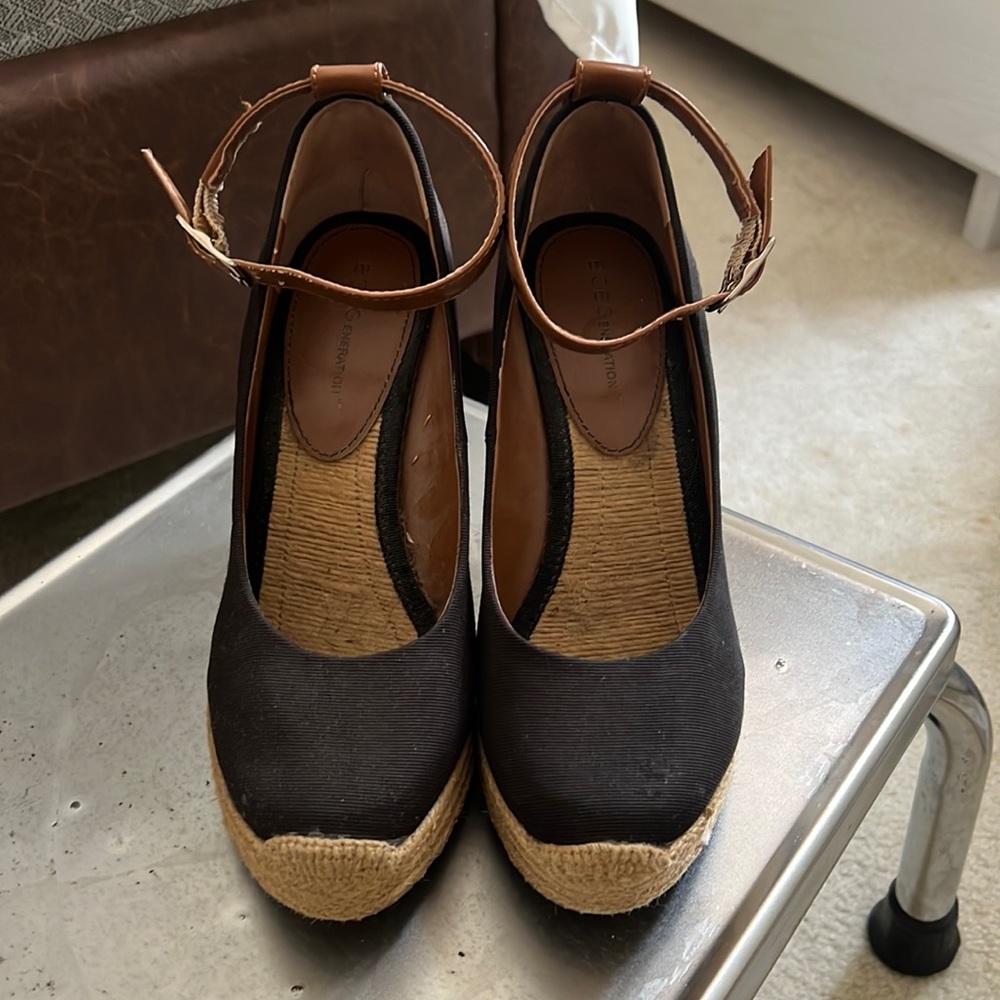 BGBGeneration black & brown wedges